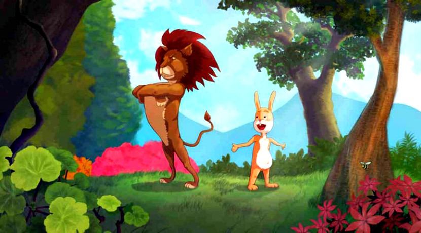 Il Leone e la Lepre | Esopo | Favole per Bambini